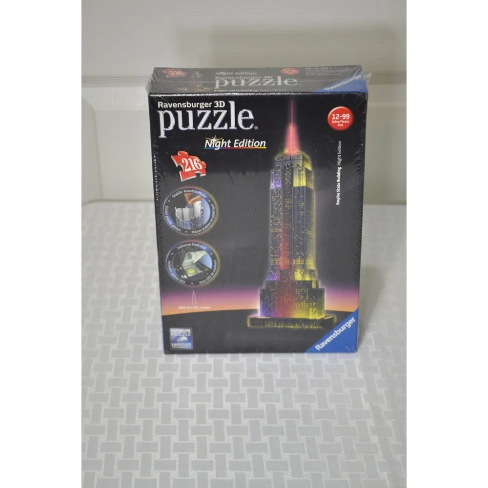 NEW Ravensburger 3D Puzzle Empire State Building‎ Night Edition: Still Sealed